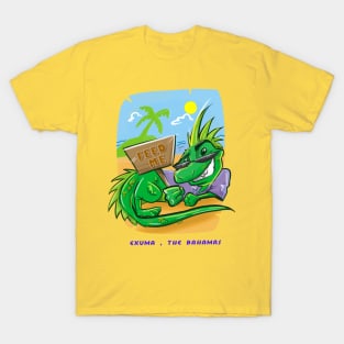 Iguana asking to be fed T-Shirt